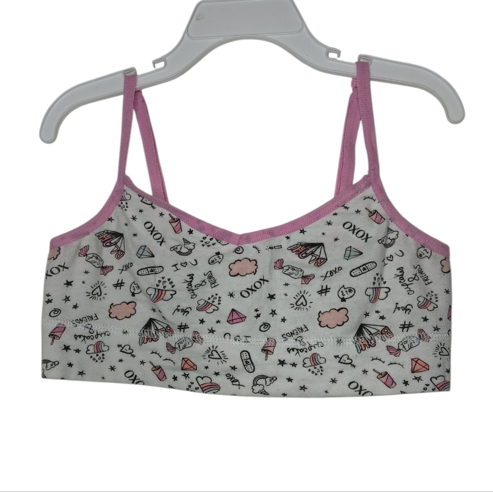 XOXO Girls Teens Printed Bralette Bundle of 2 - Picture 4 of 10